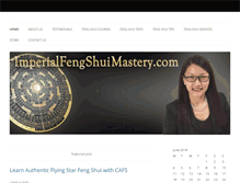 Tablet Screenshot of imperialfengshuimastery.com